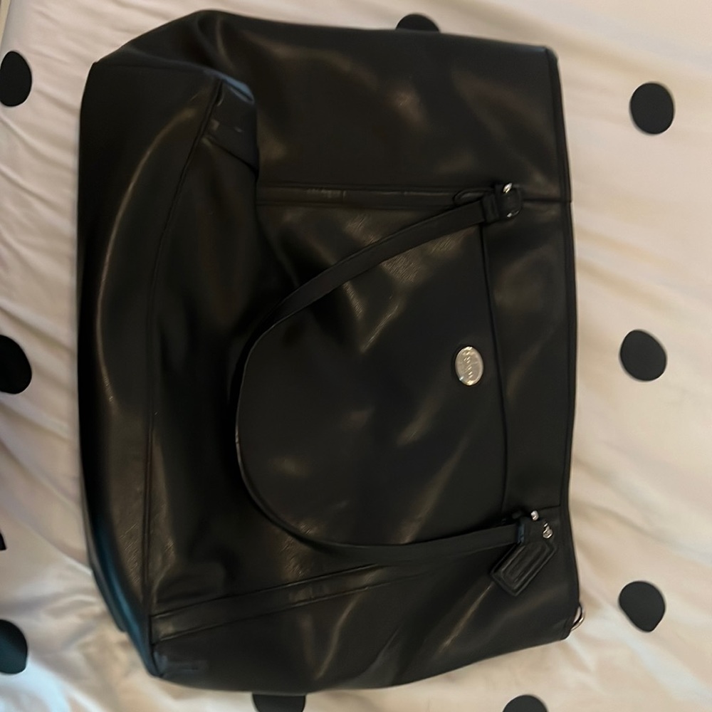 Black coach laptop purse - extra large